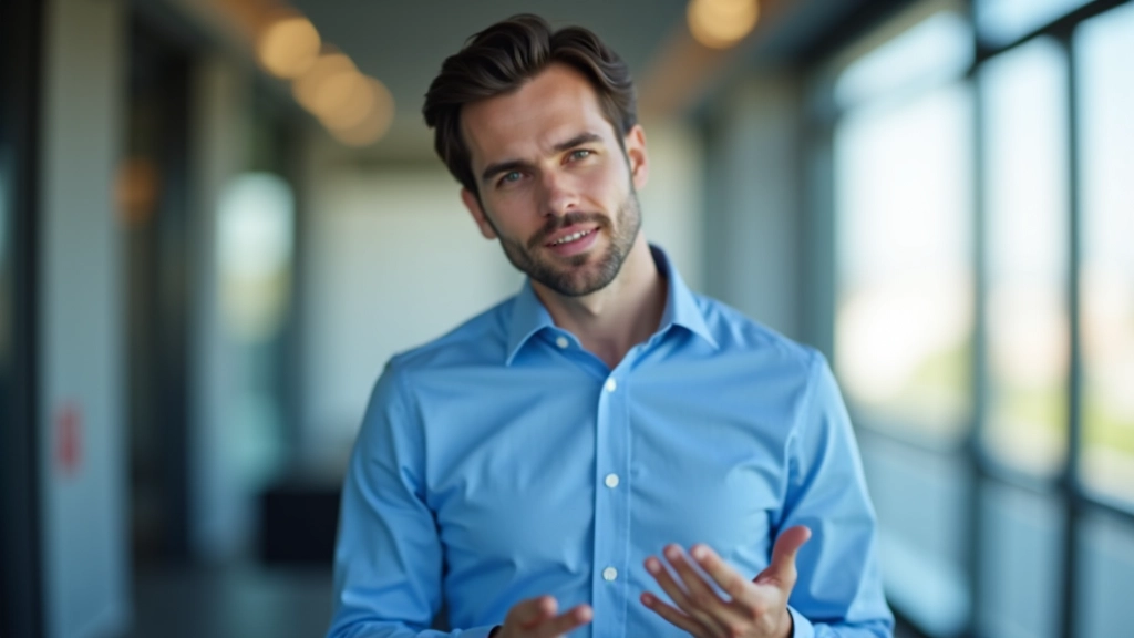 Pessoa a fazer exercícios de respiração e postura para melhorar a projeção de voz